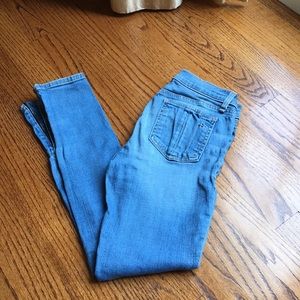 Rag & Bone Zipper Capri Jeans